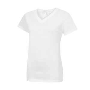 Ladies Classic V Neck T Shirt